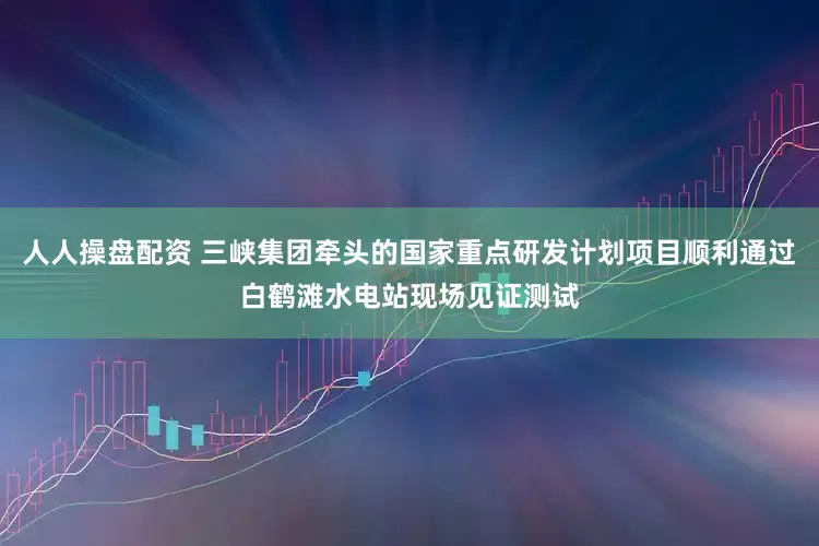 人人操盘配资 三峡集团牵头的国家重点研发计划项目顺利通过白鹤滩水电站现场见证测试